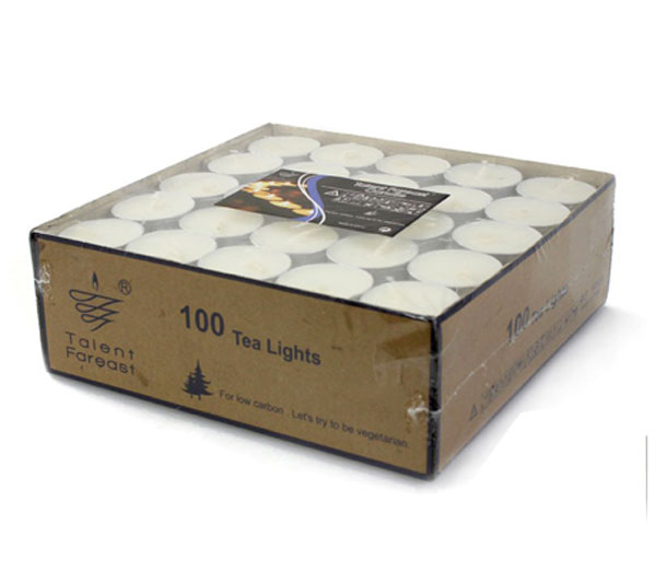 Talent Fareast Unscented Tealight Candles Set of 100pcs