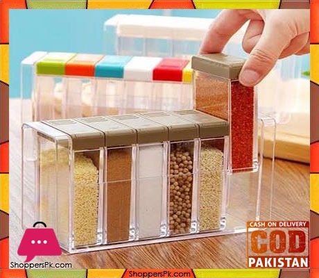 Seasoning Box Spice Jar Set Kitchen Condiment Box