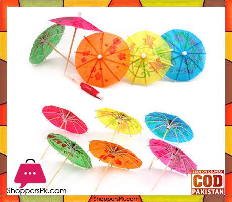 12 Pcs Paper Umbrellas Toothpick