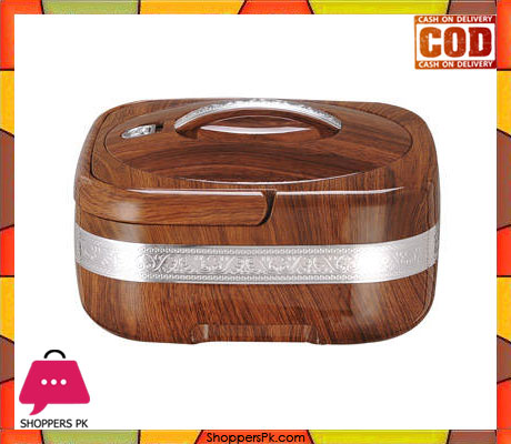 2.4 Liter Insulated Plastic Wooden Color Hot Pot