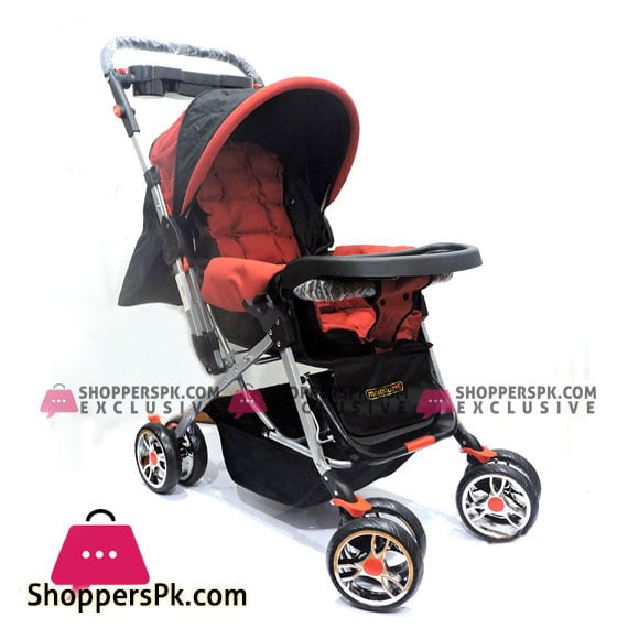 3 Position Baby Stroller in Red