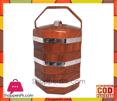4.5L Insulated ABS Wooden Food Warmer With Handle