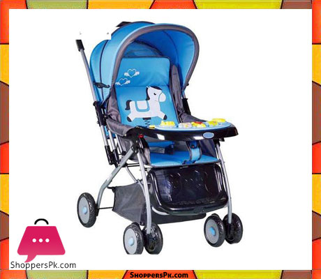 Horse Play Blue Baby Stroller
