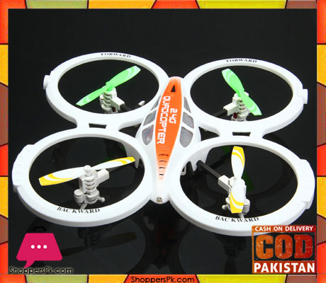 RC Quadcopter 6 Axis Gyro 3D Flip Aircraft WHITE Feiyu FY888 - 2 2.4G 4CH