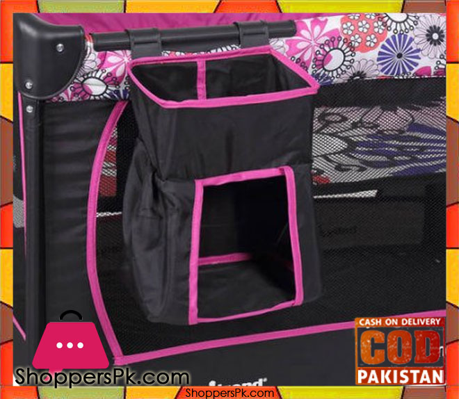 High Quality Black Pink Baby Sleeping Cot