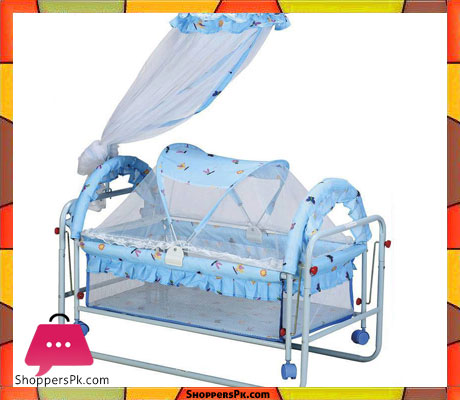 High Quality Blue Baby Sleeping Cot