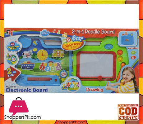 My First Board Fun 2 In 1 Electronic Doodle Drawing Board