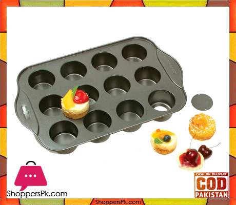 Non-Stick Deluxe 12 Mini Cheesecake Pan