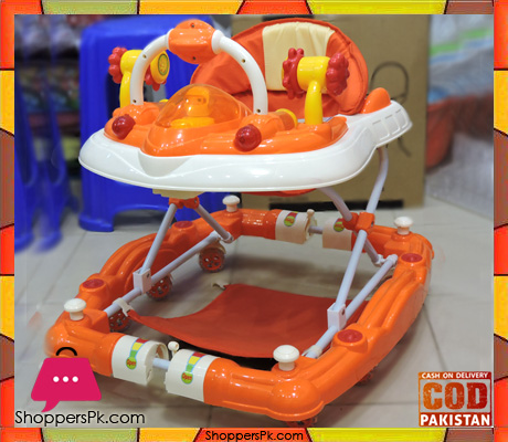 Plane Style Baby Walker & Rocking 3 in 1