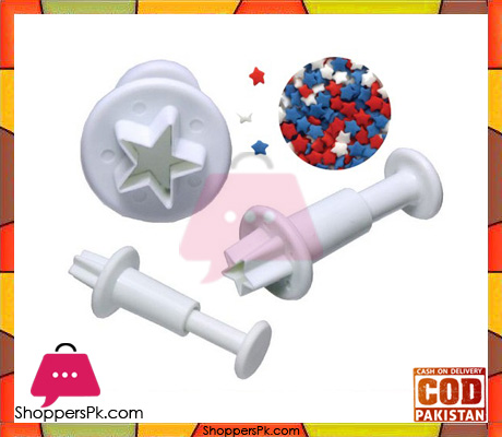 Plunger Cutter Star Shape 3 PCS Set