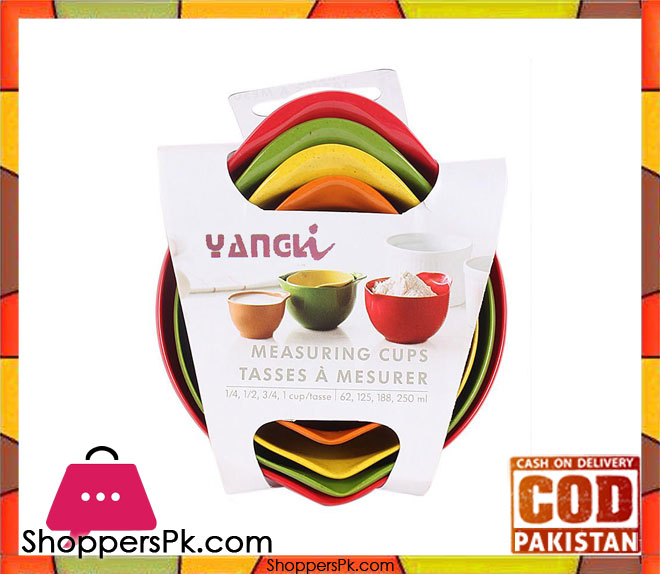 Yangi Plastic Measuring Cups Set of 4 Pcs