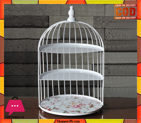 3 Layer Cage Cake Stand