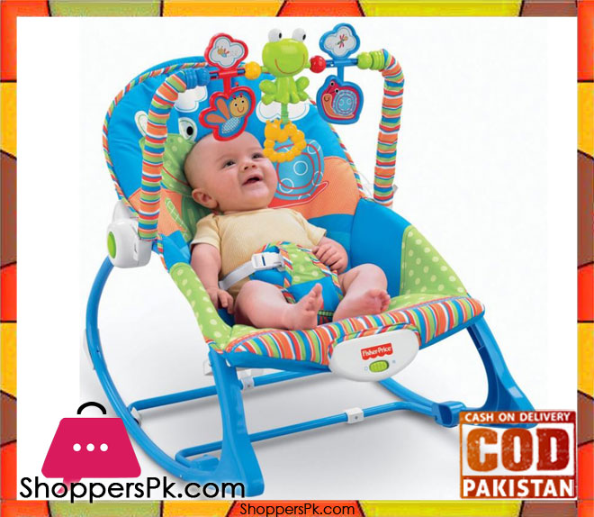 Fisher-Price Infant to Toddler Rocker Snail & Frog