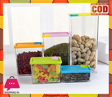Stackable & Space-Savvy Pocket Block Container 6 pcs