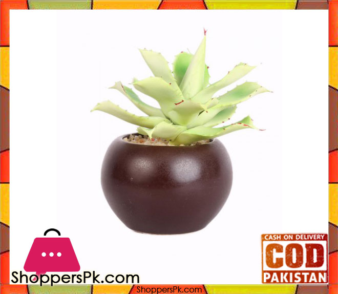 The Florist Artificial Cactus Plant with Pot - FL48