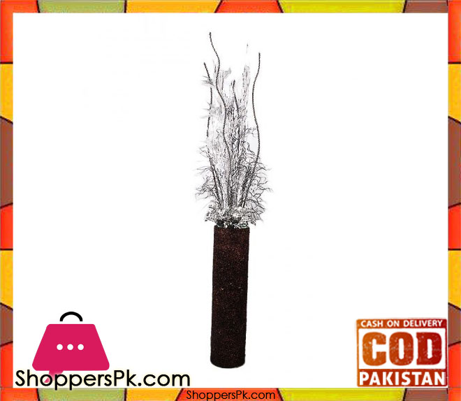 The Florist FLOR14 - Snow Arangement with Fibre Vase