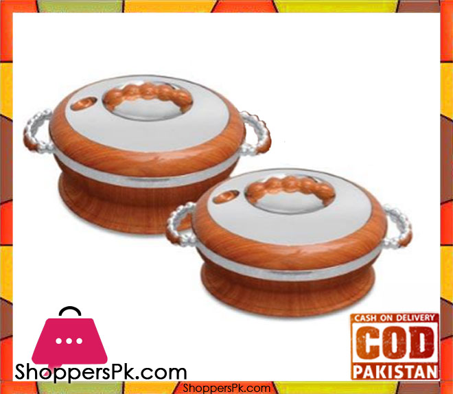 2 Pcs Crown Hotpot Set Chrome Plastic Top