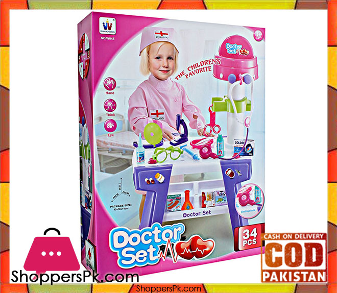34 Pcs Doctor Set Multi Color W045