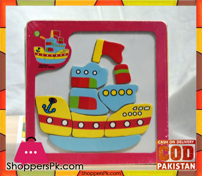 1 Pcs Intelligence Educational Toy Puzzle 3D Magnetic Animals Shapes Jigsaw Wooden Toys For Kids
