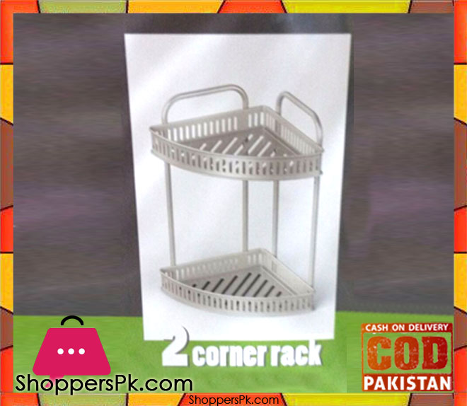 2 Layer Wall Hanging Corner Rack