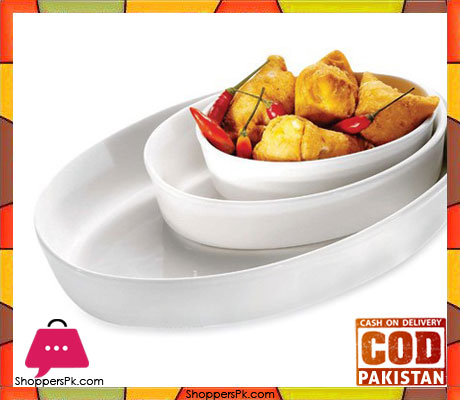 Symphony 3 Pcs Oval Baker Set ES3606
