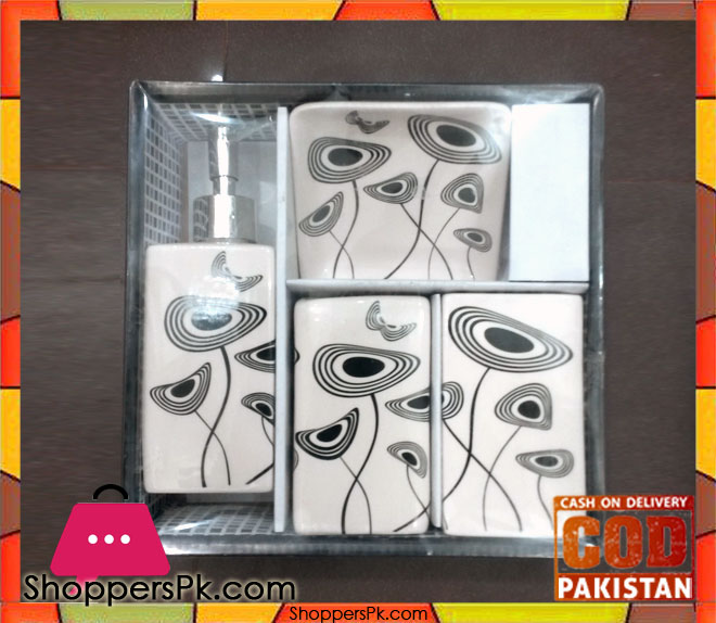 4Pcs Ceramic Bathroom Set A-3