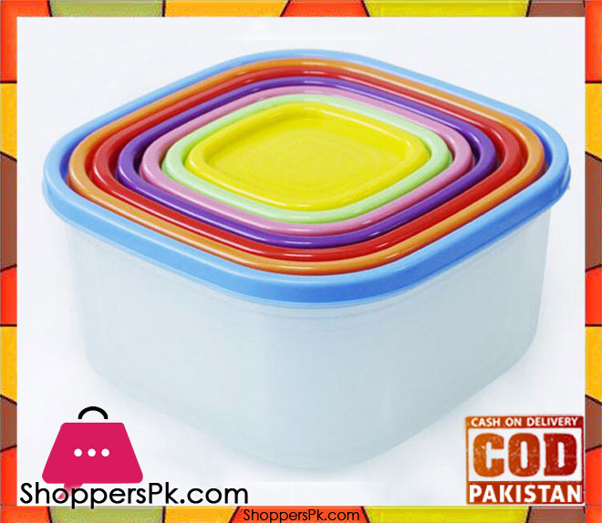 7 Pcs Rainbow Square Storage Box