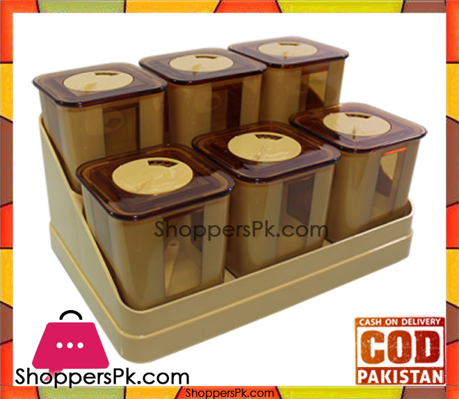 Bita Jar Set 7 Pcs Square