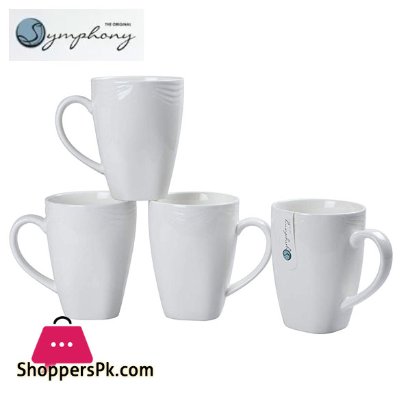Symphony Alfersco Deco Mug 275ml 4 Pcs Set #SY4434