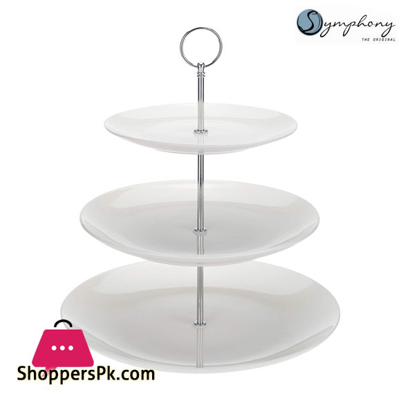 Symphony Alfresco 3 Tier Round Cake Stand #SY4456B