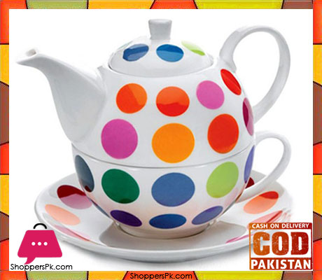 Symphony Alfresco Muti Dots Tea Pot SY7108