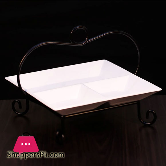Symphony Alfresco Pastry Holder 3 Division With Rack ES3854