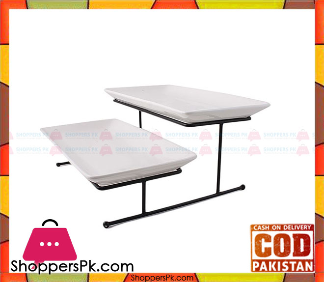 BRILLIANT 2 Tier Rectangular Serving Dish BR0065
