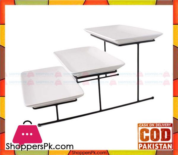 BRILLIANT 3 Tier Rectangular Serving Dish BR0066