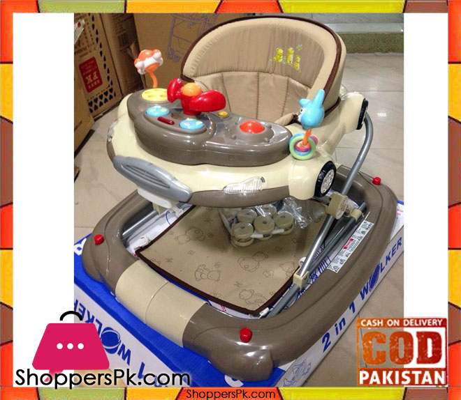 Car Shape 3 in 1 Multi-Function Baby Walker - 1086 H Taiwan Made