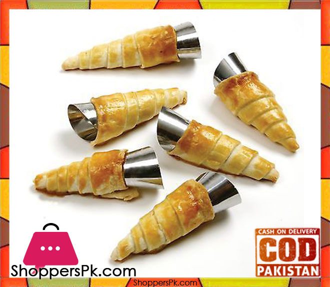 Cream Horn Molds 6 Pcs Set