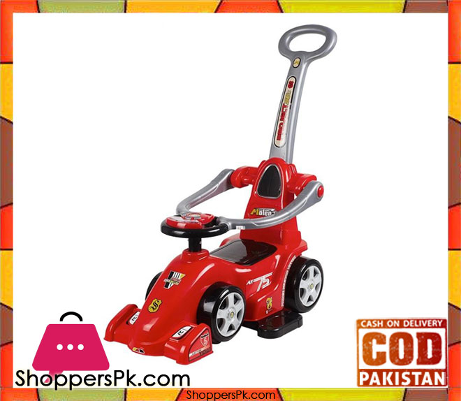 Deluxe F1 Mega 3 In 1 Ride On Car Walker Car Stroller