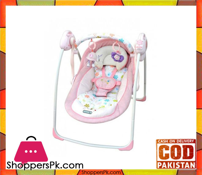 Electrical Rotating Swing Baby Bouncer Pink Model No 32009