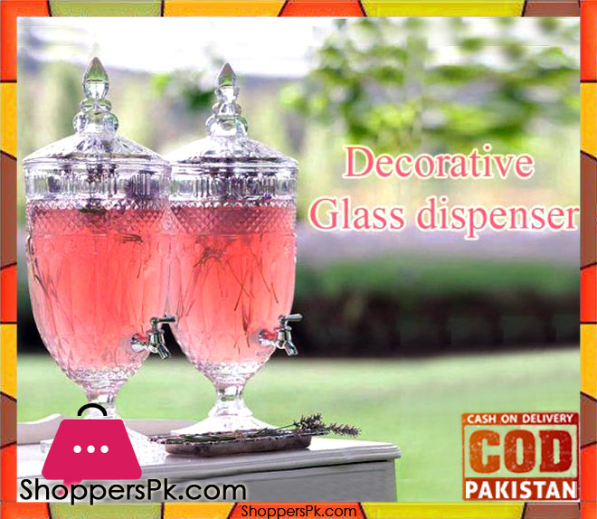 Glass Beverage Dispenser #AAA-1 For 1 Pcs