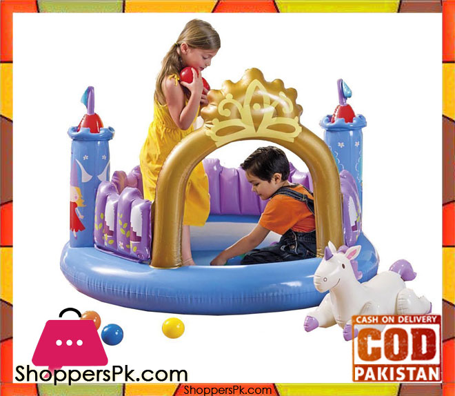 Intex Ball Toyz Magic Castle Bouncer - Age 2-6 - 48669