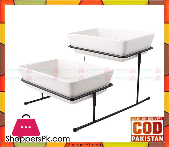 Symphony BRILLIANT 2 Tier Deep Hold Serving Stand BR0062