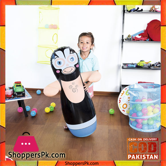Bestway Inflatable Fighter Punching Bag Indoor Toy Age 3+ - 52193