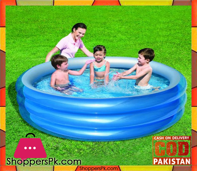 Bestway - Metallica Pool 3 Rings - Size 6.5 x 6.5 x 1.3 Feet - Age 3+ - 51043