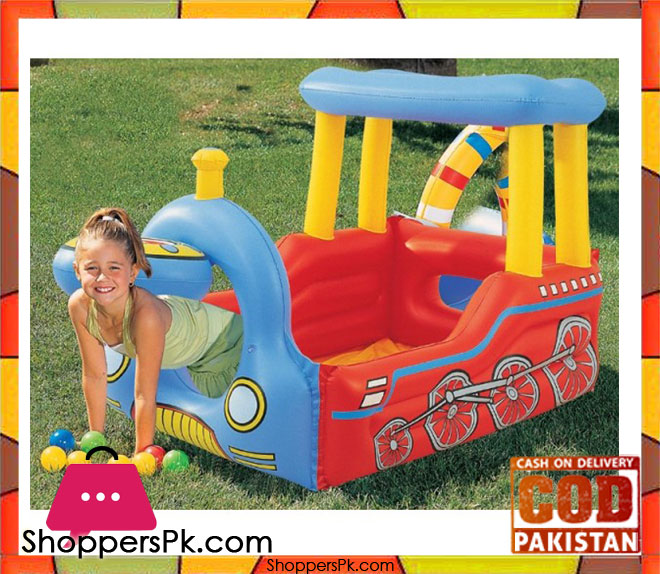 Bestway Train Play Center - Size 4.4 x 3.2 x 3 Feet - Age 2+ - - 52121