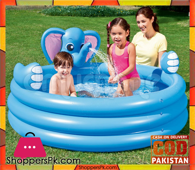 Bestway Vinyl Kids Play Pool - Size 4.9 x 4.9 x 2.4 - Age 3+ - - 53048