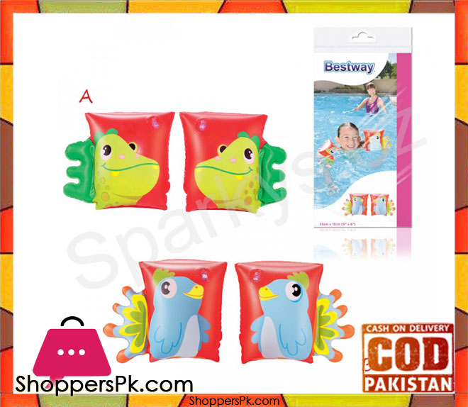 Bestway Vinyl Multicolour Swim armbands baby swim float -Size 15 x 2 x 31 cm Age 2+ - 32115