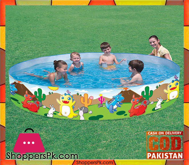 Bestway Vinyl kids Play Pool - Size 8 x 1.5 Feet- Age 3+ - - 55001