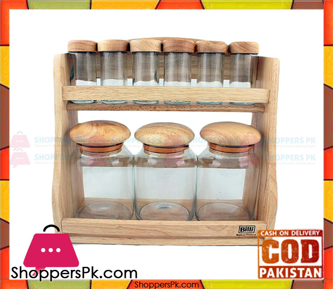 Billi Canister and Spice Set - GW5766 Thailand Made