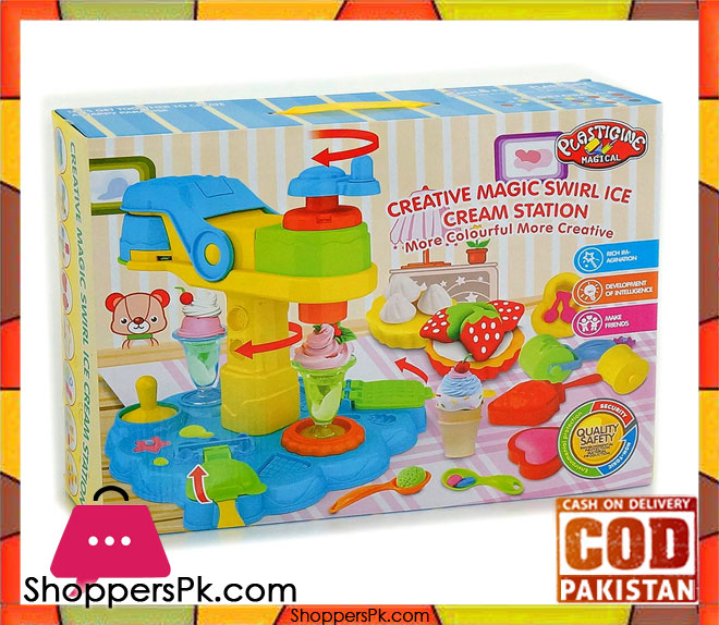 Creative Magic Swirl Ice Cream Station 28 Kinds of Mould