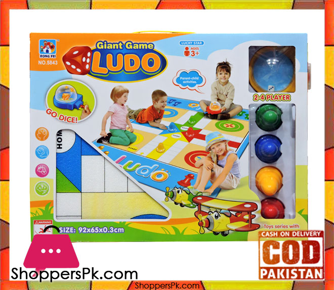 Giant Game Ludo Auto Dice 92-65 CM